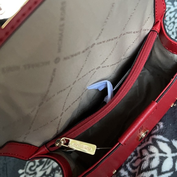 Michael Kors Bag / Bag Crossbody Sonia Sm cross Body Flame 35H1G6SS5L Red - Picture 16 of 16